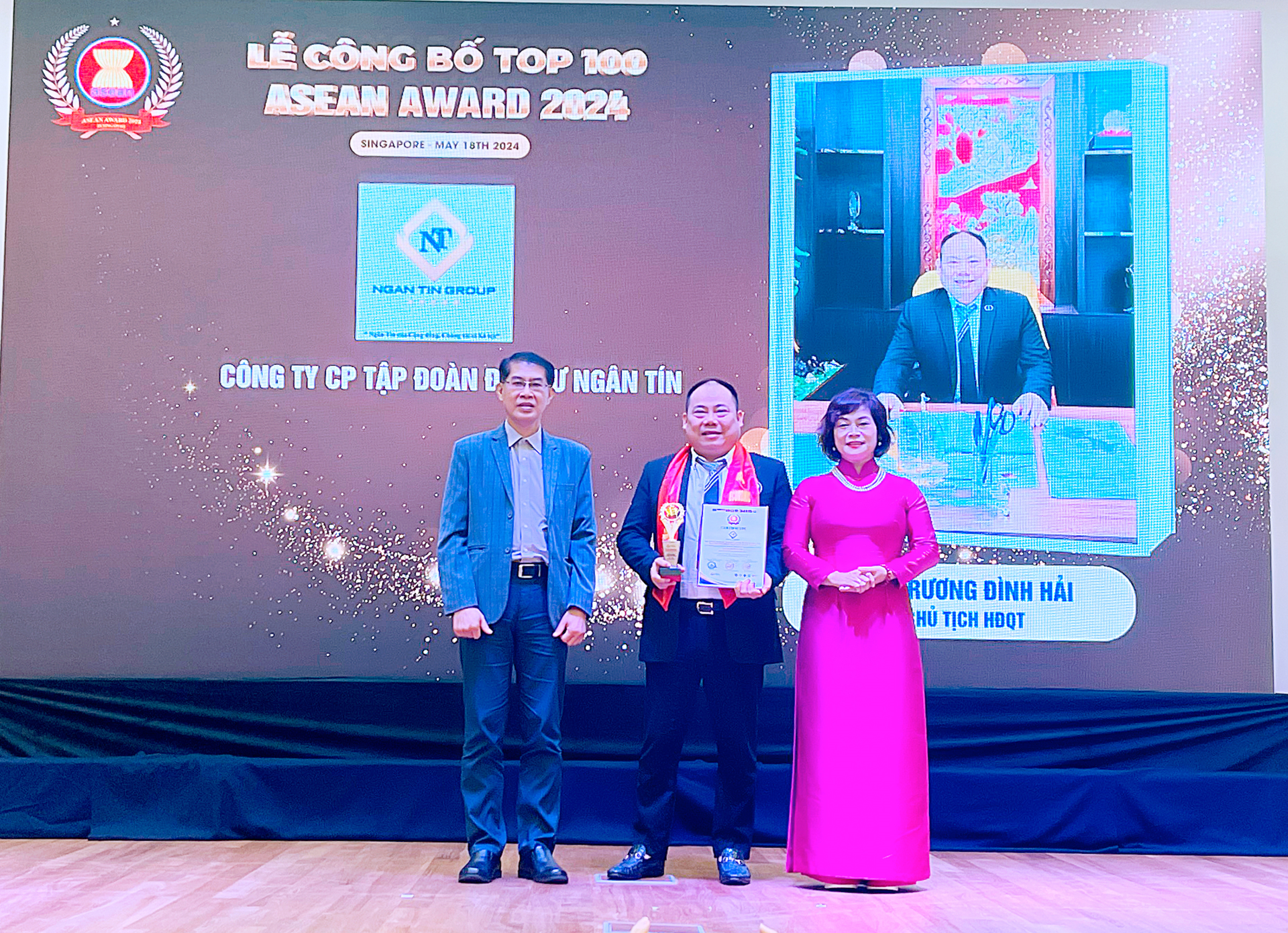 Chủ tịch HĐQT Trương Đình Hải được vinh danh tại 