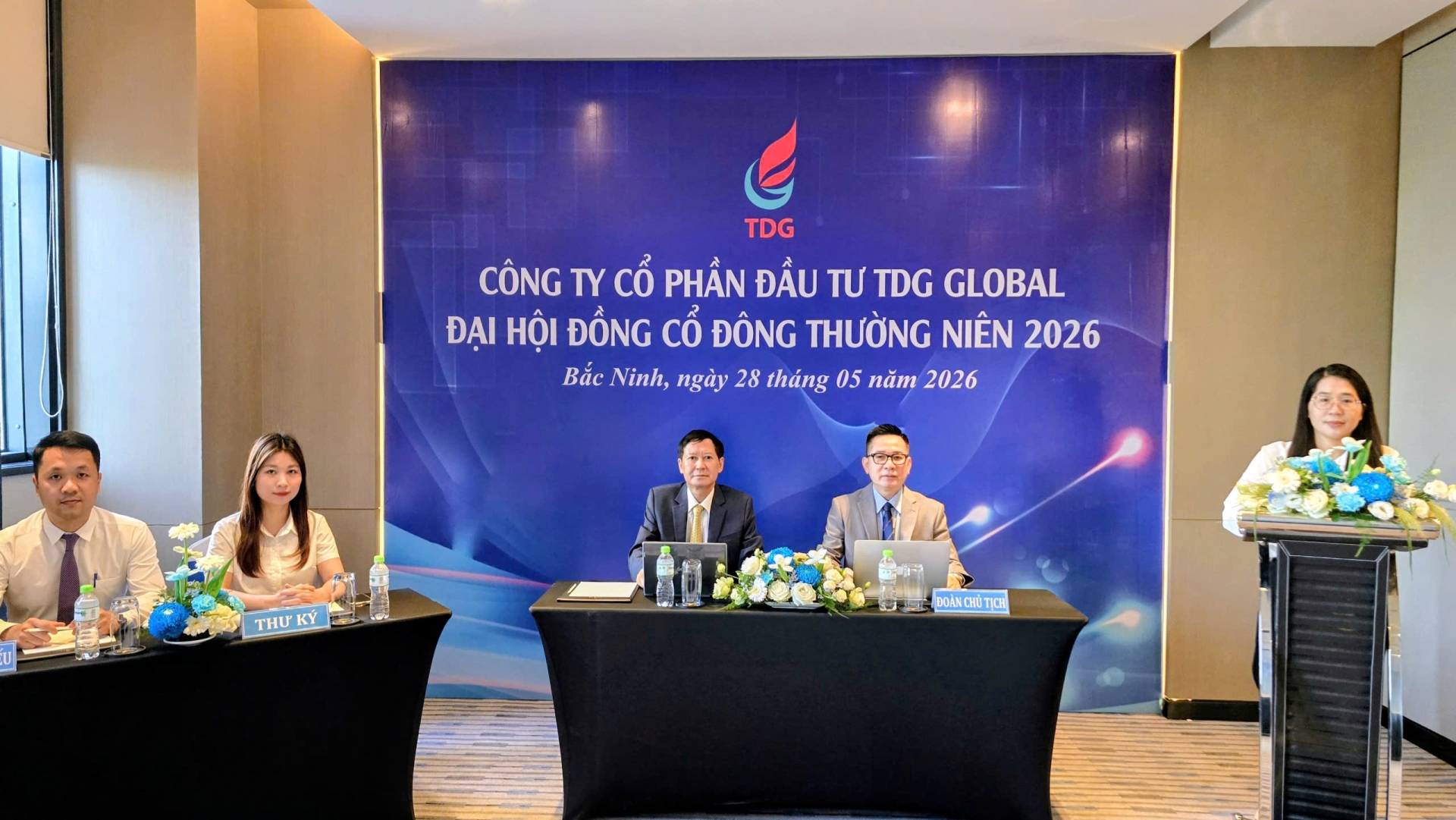 Đại hội đồng cổ đông Công ty cổ phần đầu tư TDG Global năm 2026
